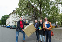 Das Bild zur Baustellenführung in der Scheibenstraße.