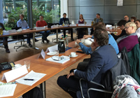Gruppenbild von Teilnehmenden an Münsters Allianz für Klimaschutz