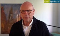 Oberbürgermeister Lewe mit Apell an die Münsteranerinnen und Münsteraner zum Energiesparen. Oberbürgermeister Lewe mit Apell an die Münsteranerinnen und Münsteraner zum Energiesparen.