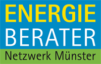 Grafik mit Schrift "Energie-Berater Netzwerk Münster"