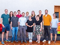 Gruppenfoto aller KlimaTrainerinnen und -Trainer.