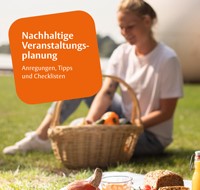 Titel der Broschüre "Nachhaltige Veranstaltungsplanung"