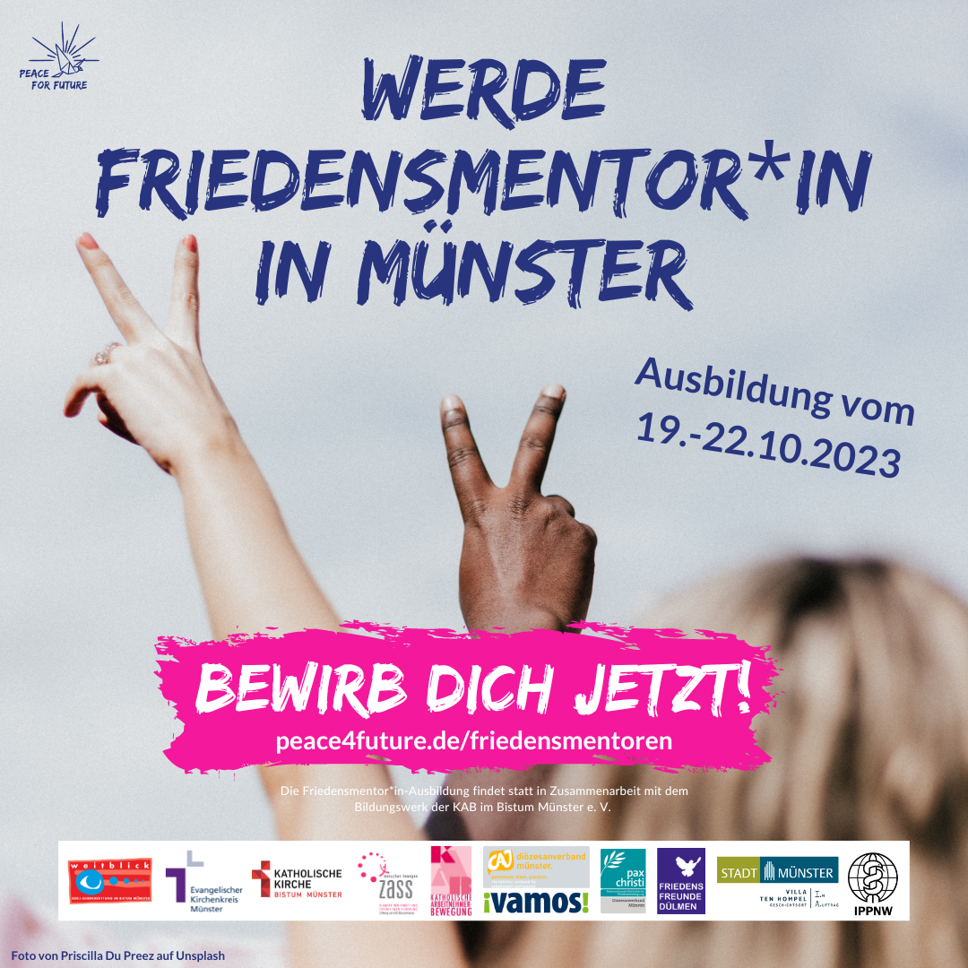 Plakat Friedensmentorinnen