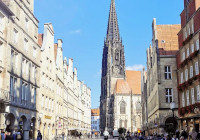 Prinzipalmarkt mit Blick auf die Lambertikirche