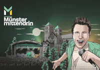 Plakat Plakat: Sänger mit Mikrofon