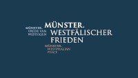 Schriftzug 'Münster. Westfälischer Frieden'