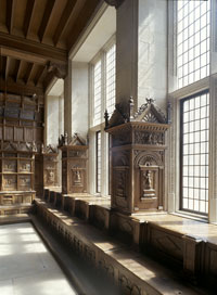 Window wall in the Hall of Peace