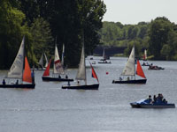Sailers on the Aasee
