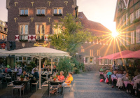 Restaurant in het oude stadsgedeelte