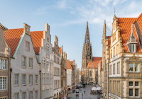 Blick auf die Kirche St. Lamberti