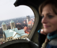 The tower keeper at St. Lamberti (Foto: Ralph Sondermann)