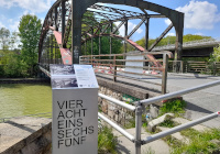 Stele vor der Prinzbrücke, Foto: Stadtteiloffensive Hiltrup e. V.