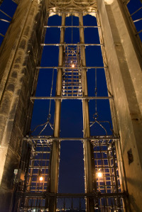 Käfige am Lamberti-Kirchturm