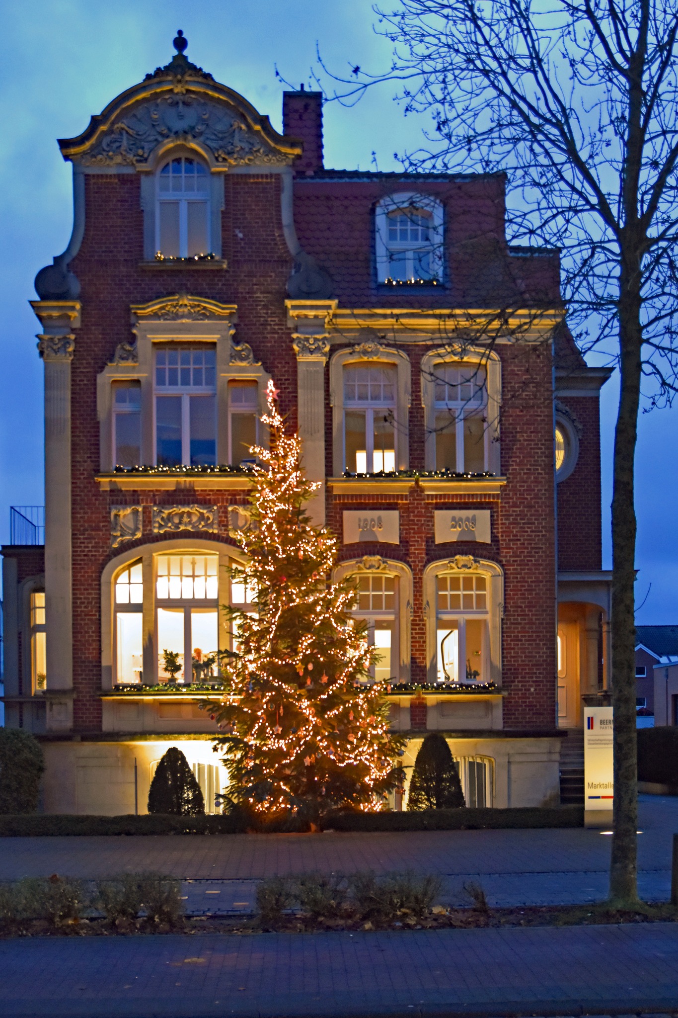 Hiltruper Weihnachtsbaum auf der Marktallee