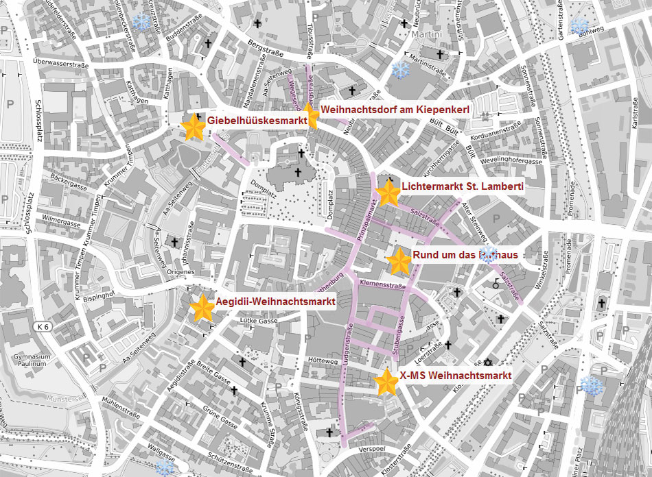 Stadt Münster: Weihnachtsmärkte - Service