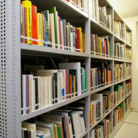 Library Books in a shelf