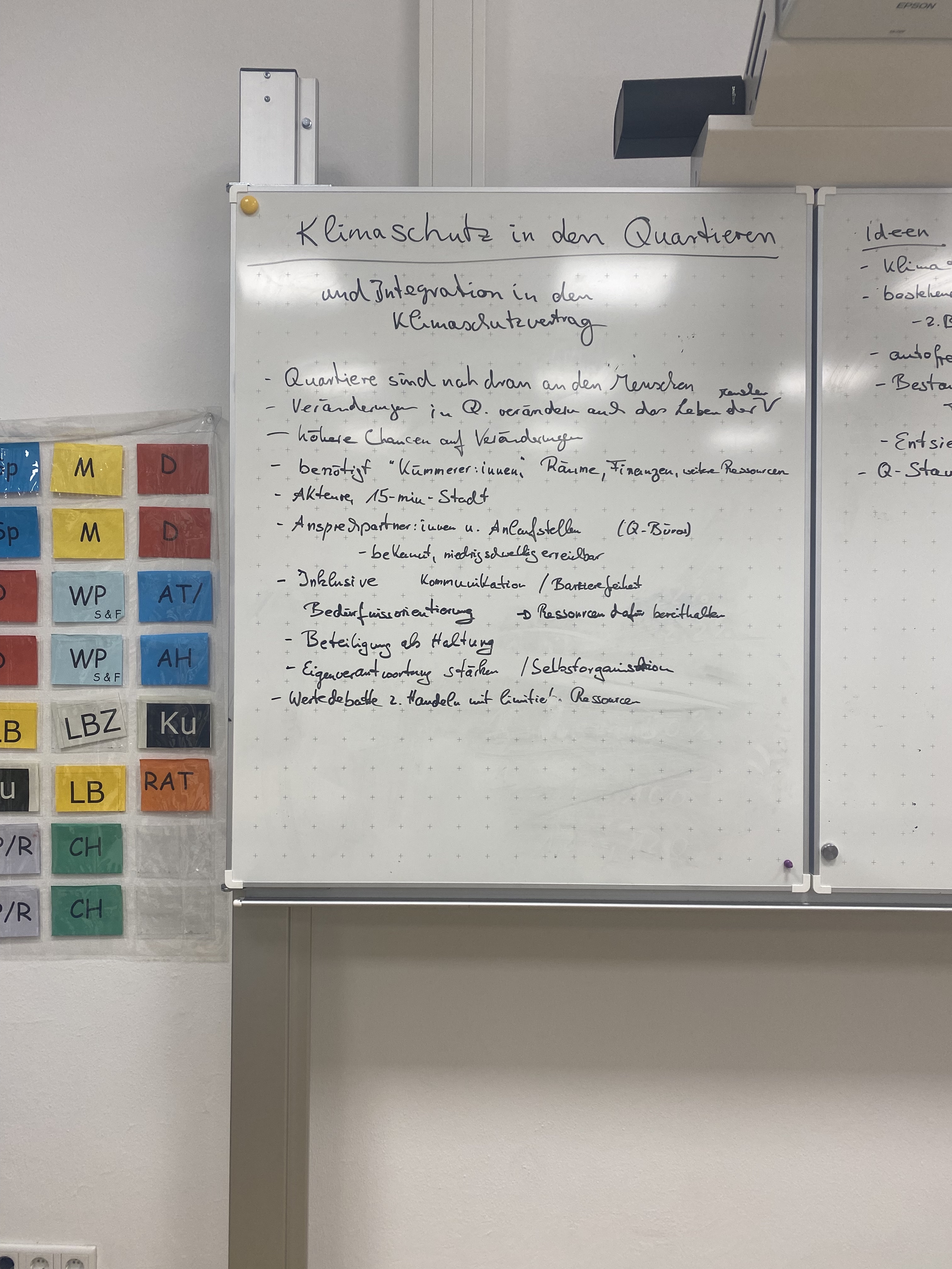 Session 5, von Lisa: "Klimaschutz kooperativ in den Quartieren gestalten" (Teil 1)