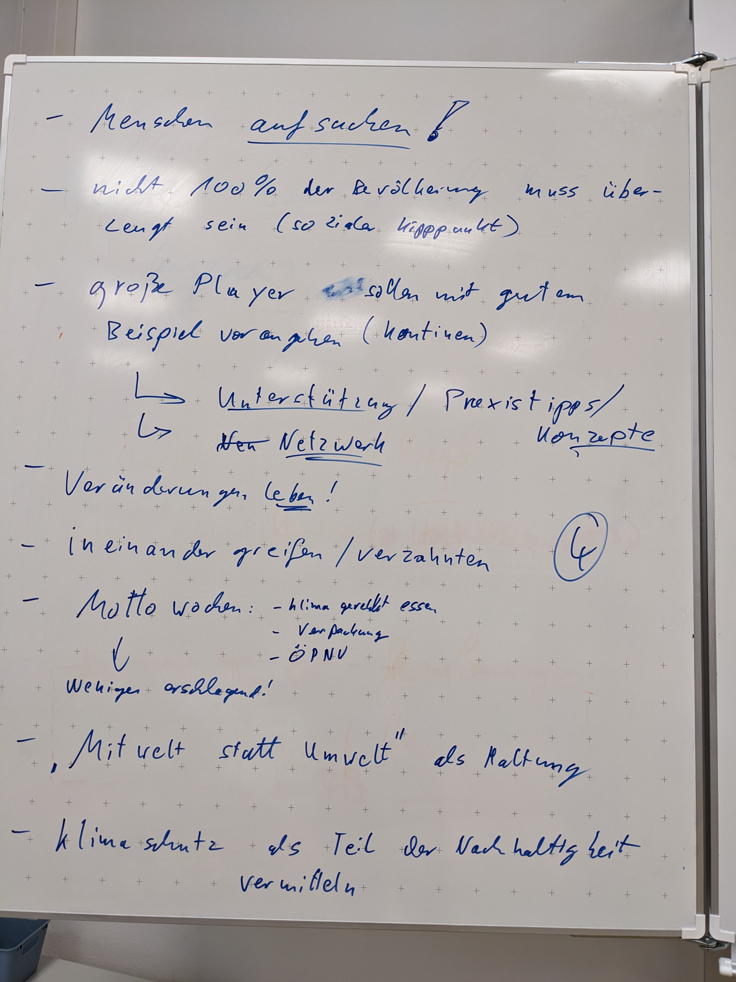 Session 3, von Patrick: "Wie kriegen wir die Mehrheit dazu mitzumachen?" (Teil 3)