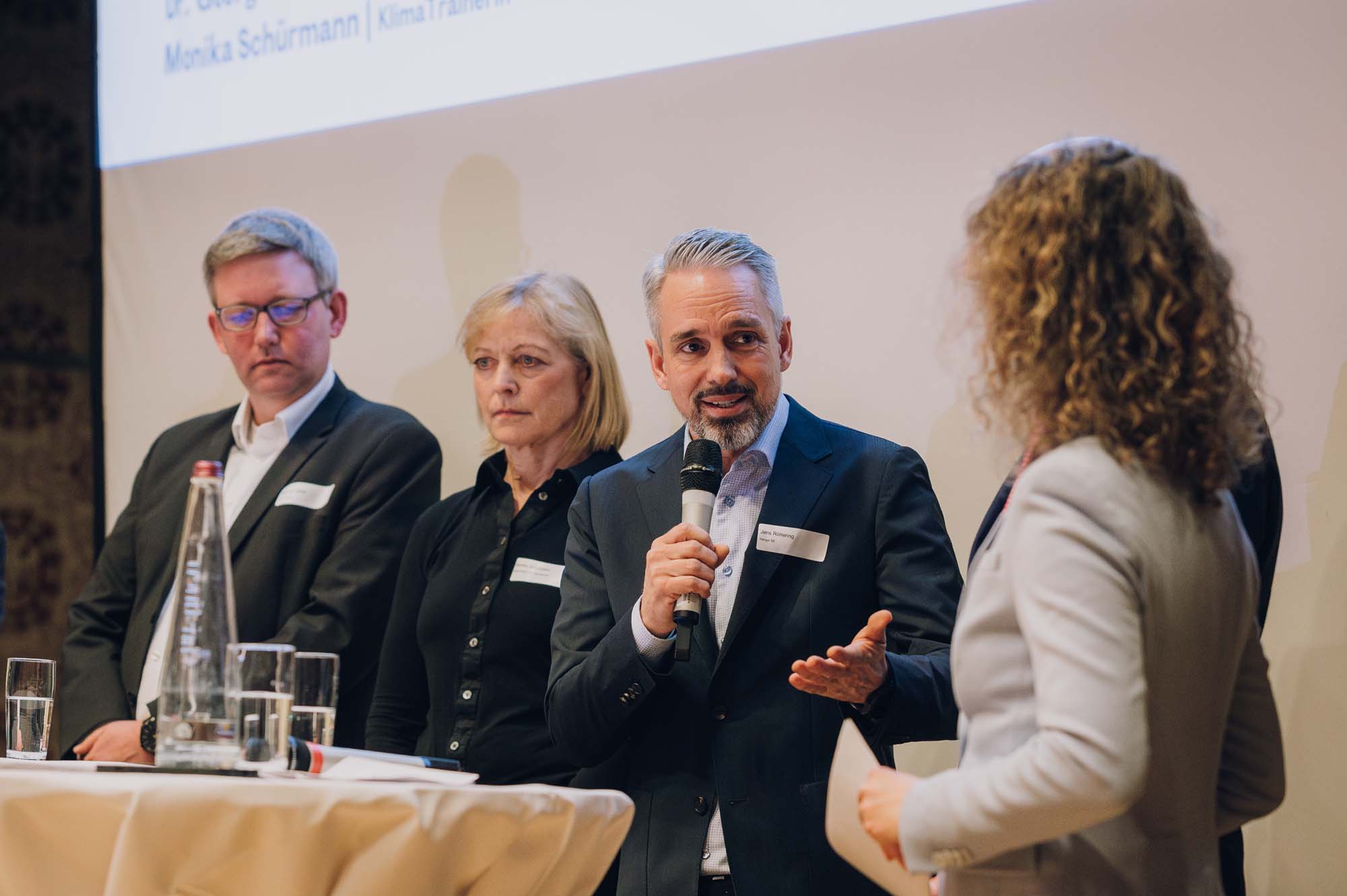 Jens Röttgering berichtet über die Rolle des Klimaschutzes in der Industriegemeinschaft Münster.