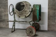 Betonmischer auf der Schaubaustelle der FFAP