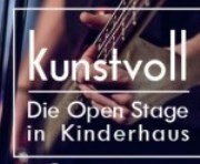 Plakatauschnitt der Open-Stage "kunstvoll"