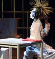 Szene eines Theaterstücks 