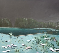 Klaus Geigle: Freibad, 2015