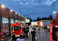 Feuerwehr Münster am Sammelpunkt Drensteinfurt Feuerwehr am Sammelpunkt