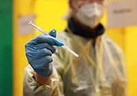 Impfungen in der Halle Münsterland