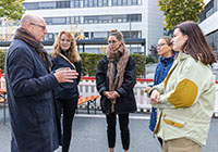 Oberbürgermeister Markus Lewe im Gespräch mit Teilnehmerinnen des "CorrensLab" Oberbürgermeister Markus Lewe im Gespräch mit Teilnehmerinnen des "CorrensLab"