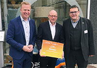 Oberbürgermeister Markus Lewe nach der Preisverleihung in Berlin