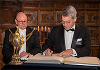 Markus Lewe und Alexander Birken im Friedenssaal