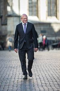Oberbürgermeister Markus Lewe auf dem Prinzipalmarkt