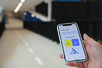 Radstation-App auf dem Smartphone