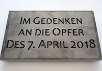 Gedenkplatte am Kiepenkerl-Platz