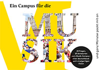 Titelbild der Broschüre "25 Fragen - 25 Antworten zum Musik-Campus" Foto
