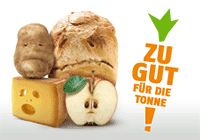 Illustration 'Zu gut für die Tonne' Grafik