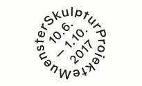 Skulptur Projekte Münster 2017 Signet der Skulptur Projekte 2017, kreisförmiger Schriftzug