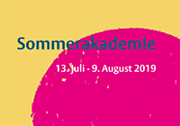 Logo der Sommerakademie 2019 Logo der Sommerakademie 2019