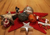 Foto: Stadt Münster Weihnachtskugeln und -sterne