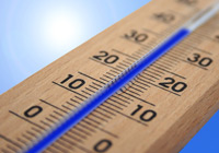 Foto: PublicDomainPictures - pixabay.com Detailaufnahme eines Thermometers mit Quecksilbersäule