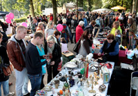 Flohmarkt an der Promenade (Foto: Presseamt Münster / MünsterView) Foto
