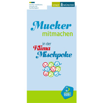 Titel des Flyers "Mucker mitmachen bei der Klimamischpoke" Grafik