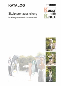 Titel des Katalogs 2005 Abbildung des Katalog-Titelblatts mit einigen Fotos der Skulpturen