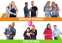 Münster gewinnt eins zu eins Bild