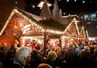Weihnachtsmarkt rund um das Rathaus | Foto: Presseamt Münster / MünsterView Foto eines Standes auf dem Weihnachtsmarkt