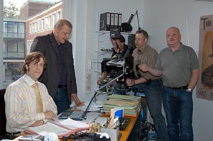 Dreh mit Oliver Korittke und Leonard Lansink Dreh mit Oliver Korittke und Leonard Lansink