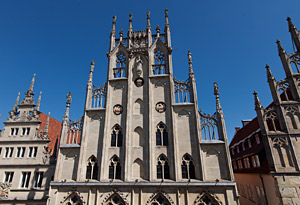 Der gotische Rathausgiebel Der gotische Rathausgiebel