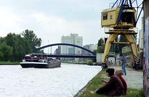 Der Dortmund-Ems-Kanal in Münster Der Dortmund-Ems-Kanal in Münster