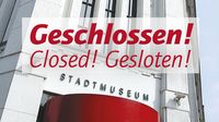 Das Foto zeigt das geschlossene Stadtmuseum Münster.